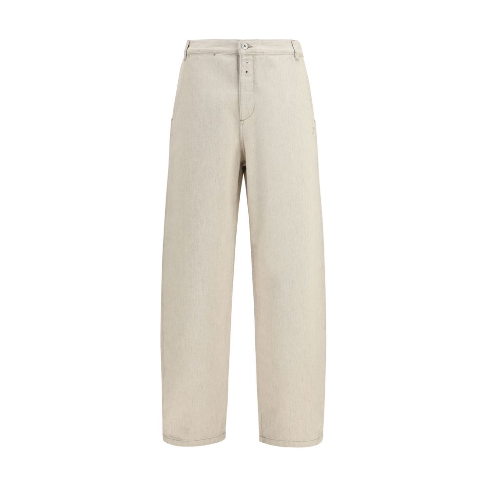 Jacquemus Beige Cotton Casual Men's Pants