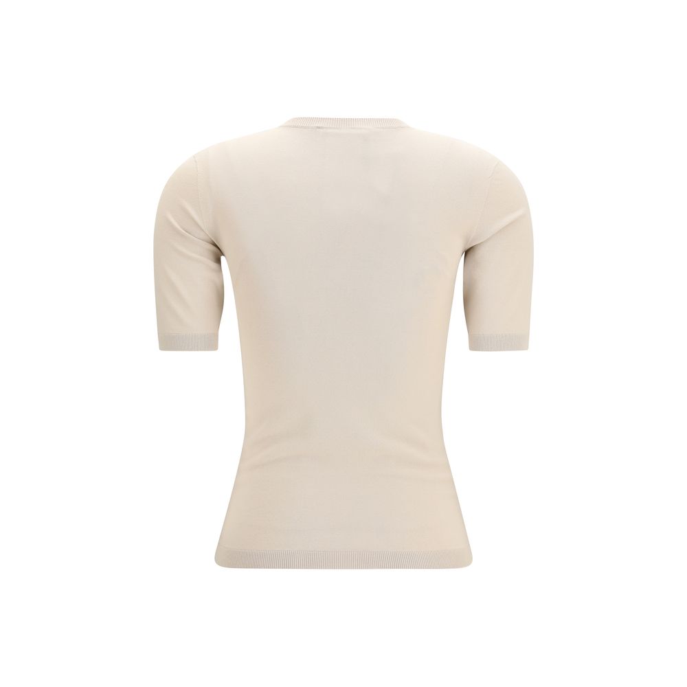 Max Mara Beige Viscose Women's T-Shirt