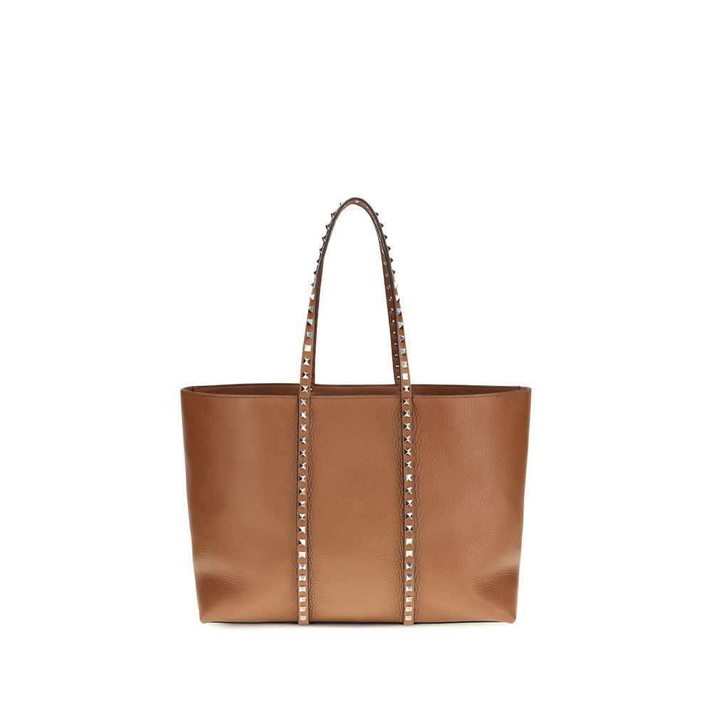 Valentino Garavani Brown Calf Leather Bos Taurus Shoulder Women's Bag