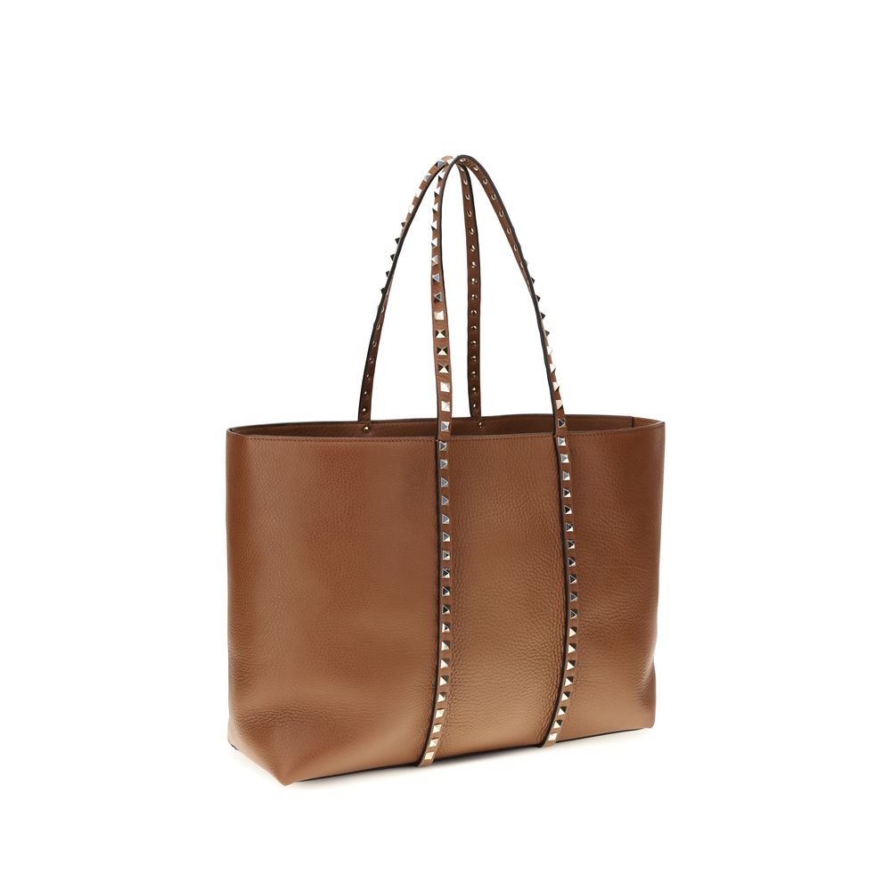 Valentino Garavani Brown Calf Leather Bos Taurus Shoulder Women's Bag