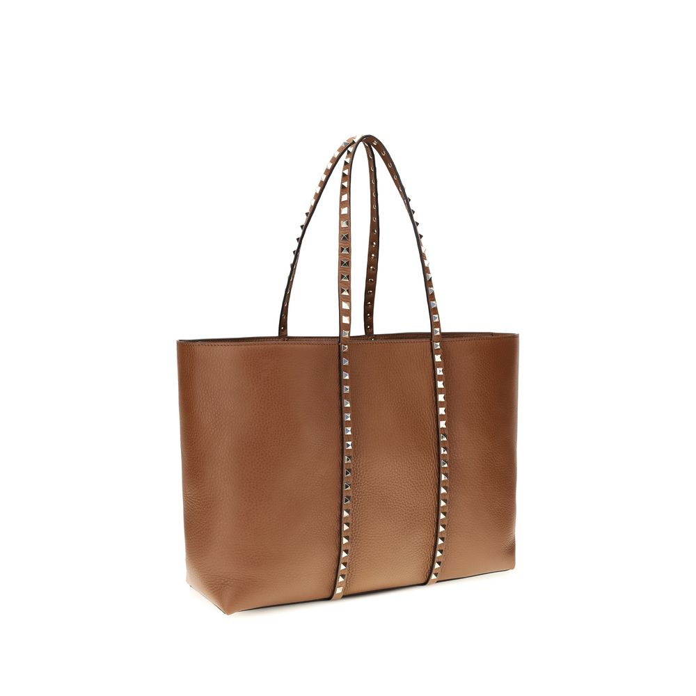 Valentino Garavani Brown Calf Leather Bos Taurus Shoulder Women's Bag