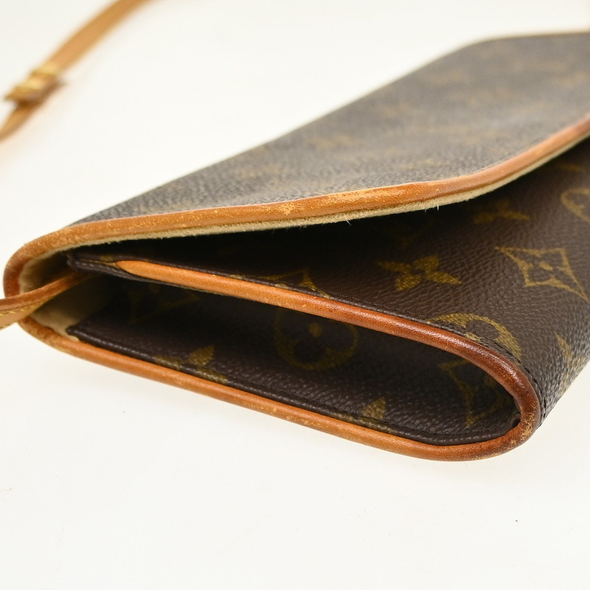 Louis Vuitton Twin Monogram Canvas Brown Canvas Clutche & Pouche Bag (Pre-Owned)