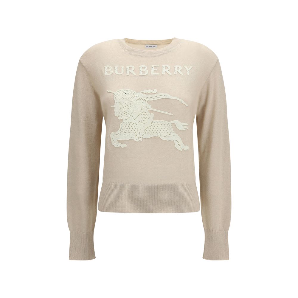 Burberry Beige Polyester Women's Sweatshirt