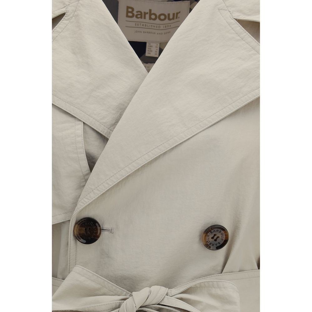 Barbour Beige Polyamide Trench Women's Coat