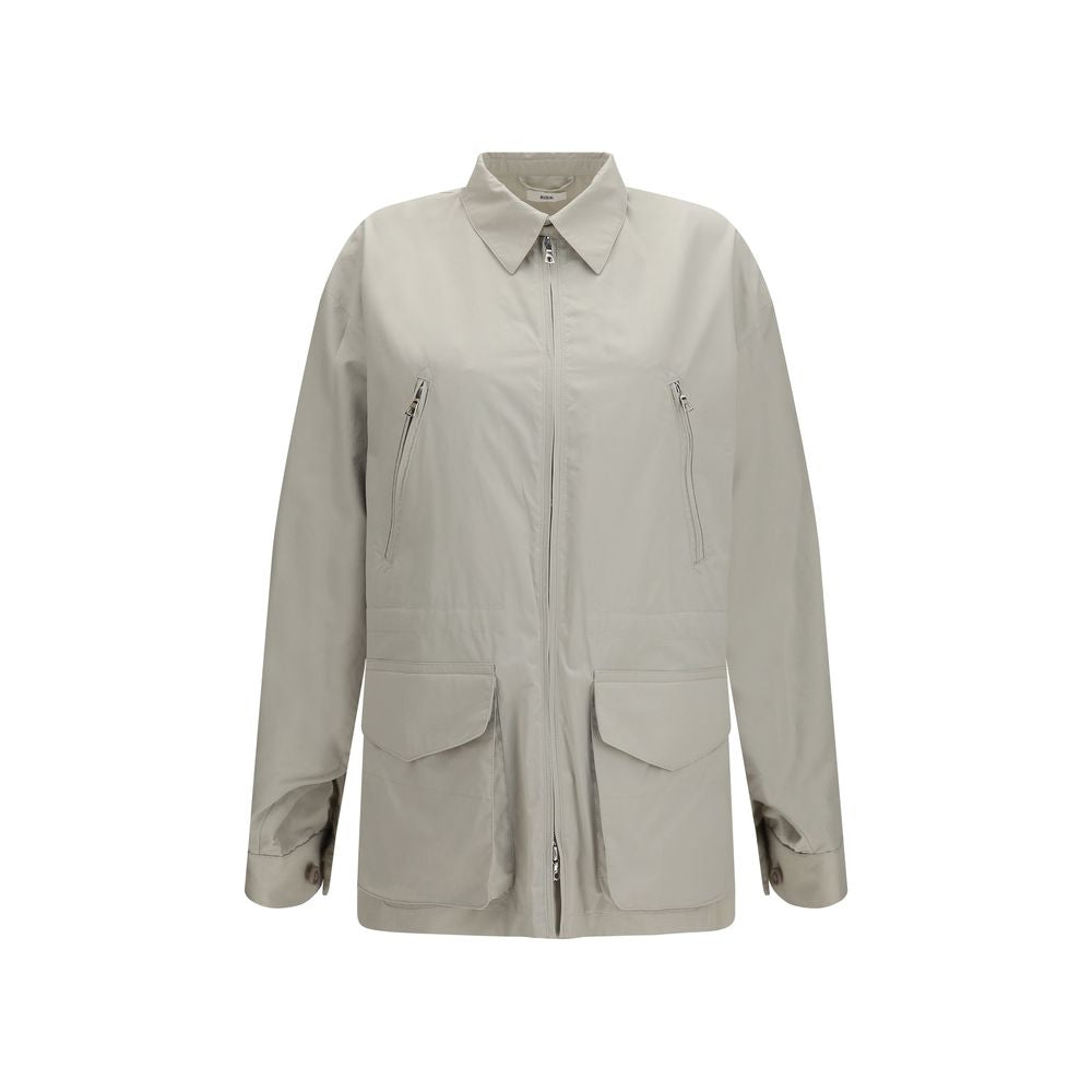 RIER Gray Cotton Shell Women's Jacket