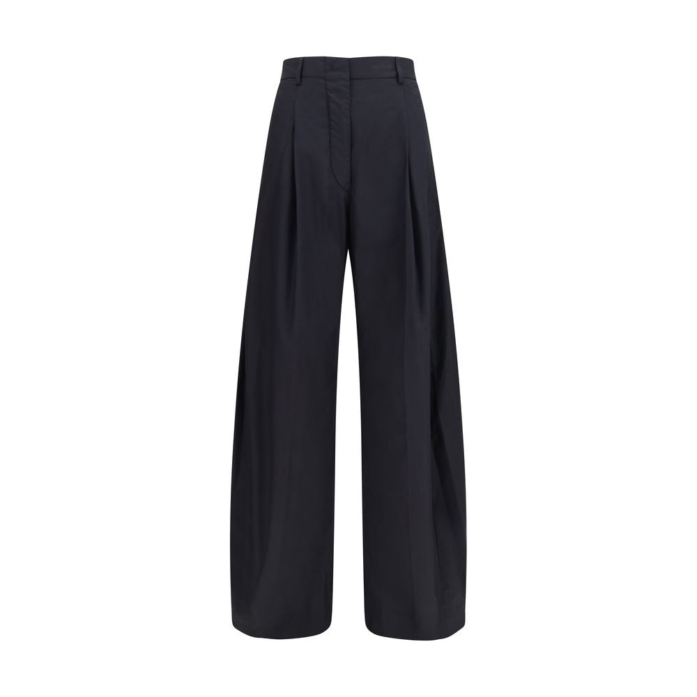 The Latest Black Cotton Casual Women's Pants