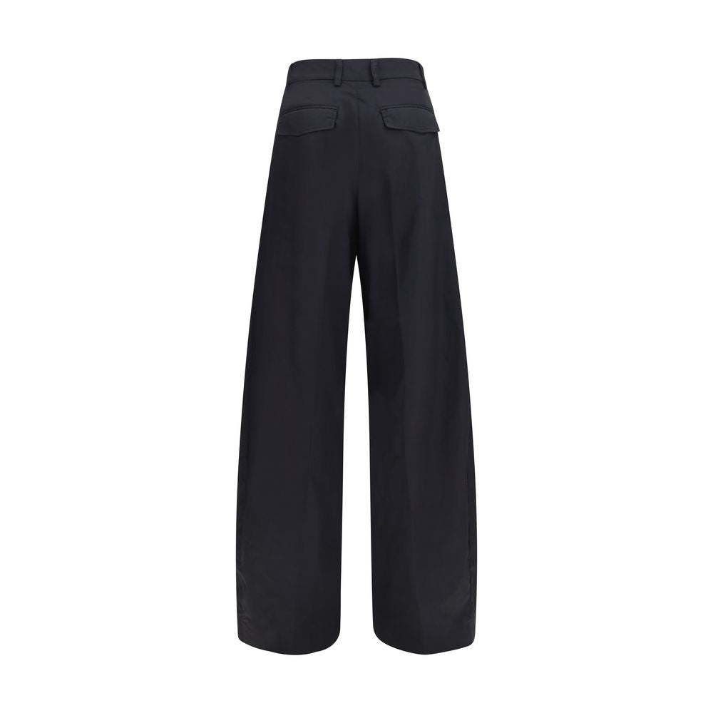 The Latest Black Cotton Casual Women's Pants