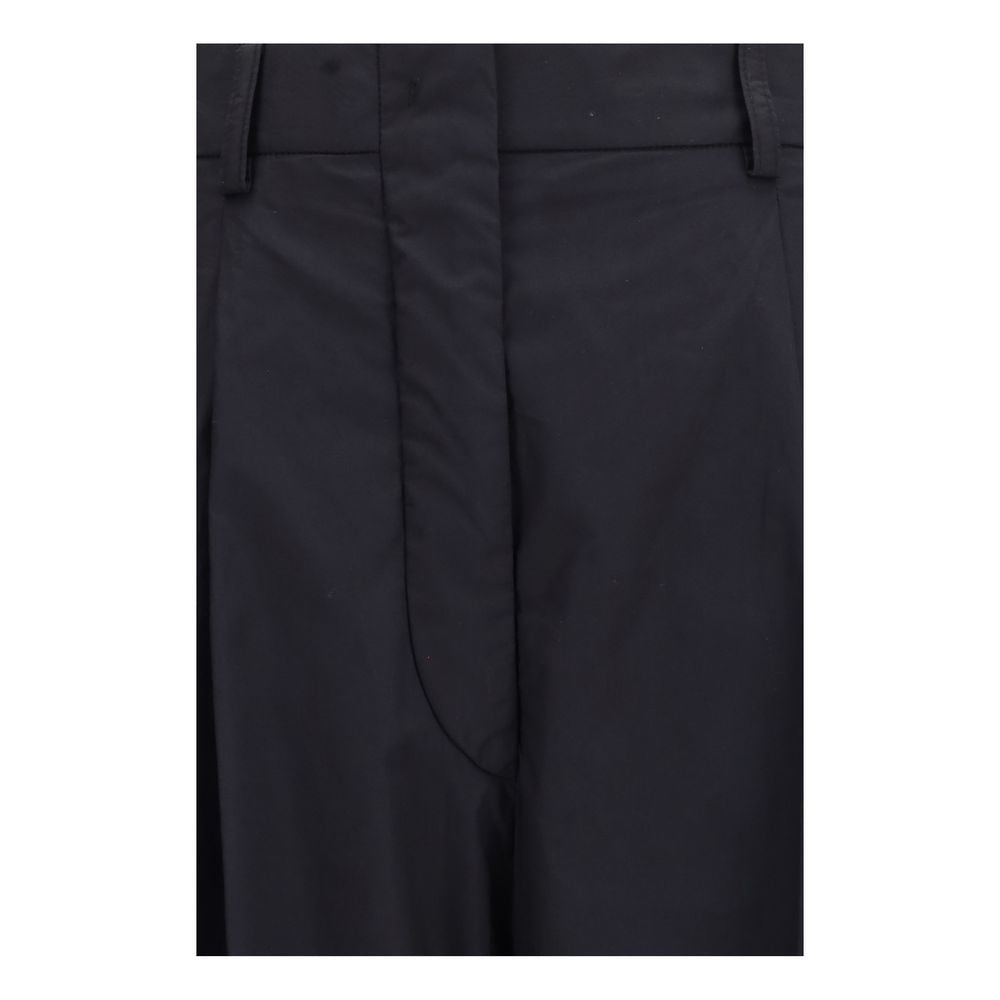 The Latest Black Cotton Casual Women's Pants