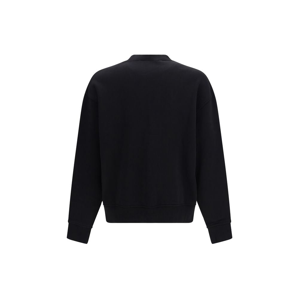 Palm Angels Black Cotton Men's Sweatshirt