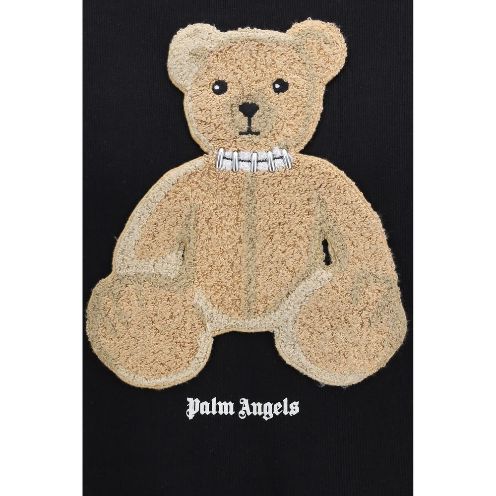 Palm Angels Black Cotton Men's Sweatshirt