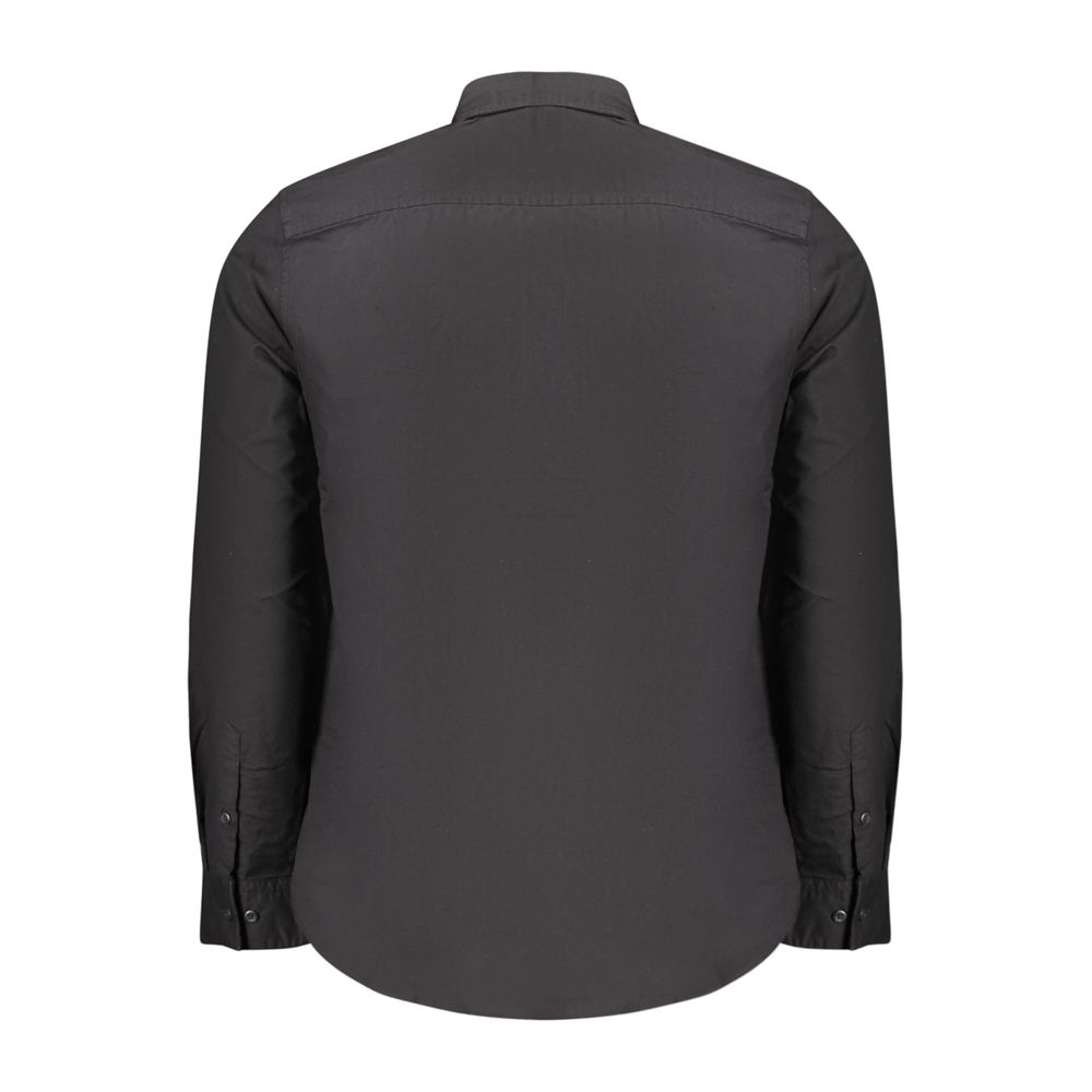 Calvin Klein Black Cotton Men Men's Shirt