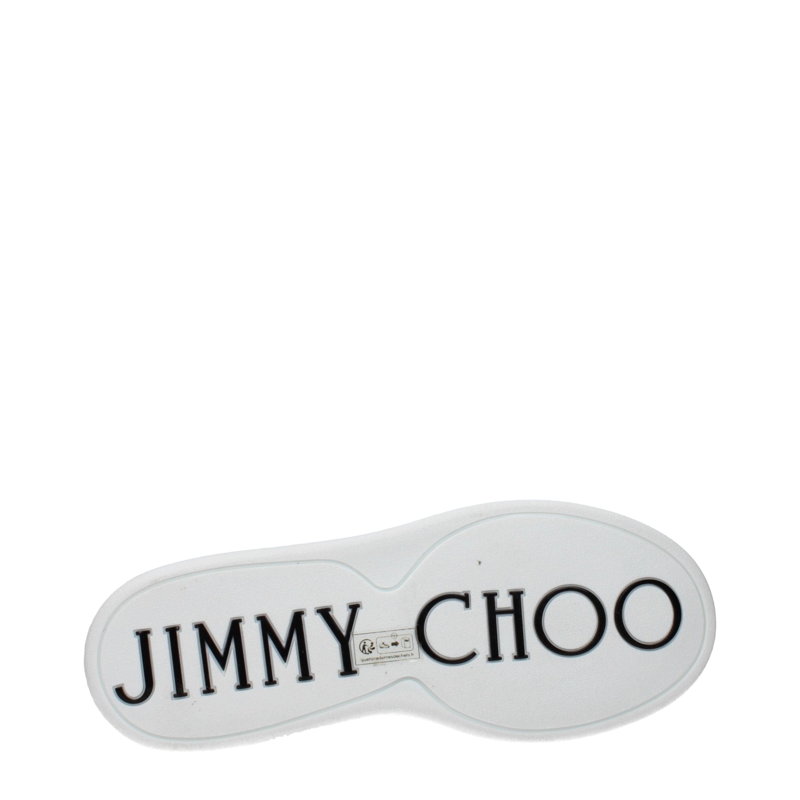 Jimmy Choo Black Leather Low Top Women's Sneakers