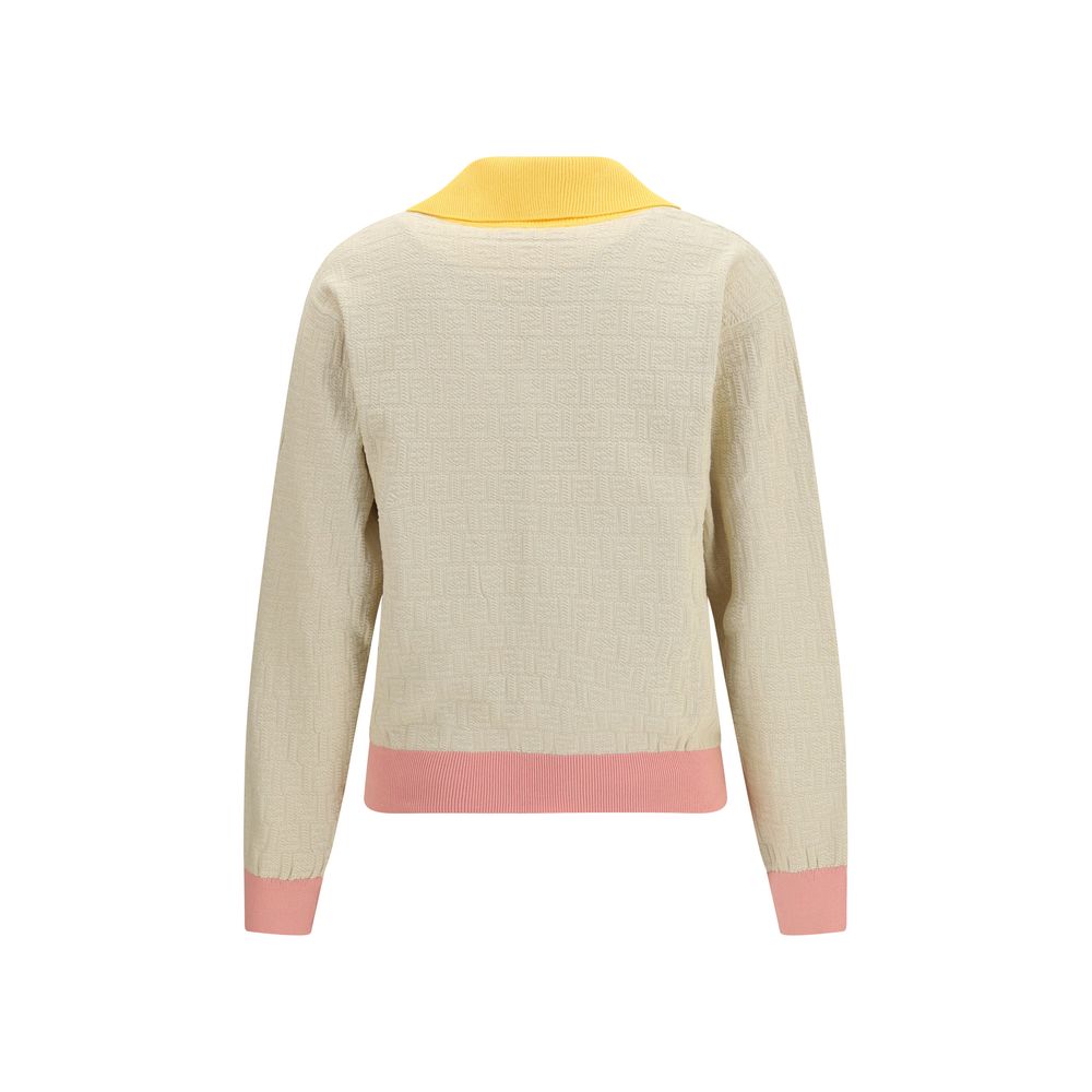 Fendi Beige Cotton Women's Sweatshirt