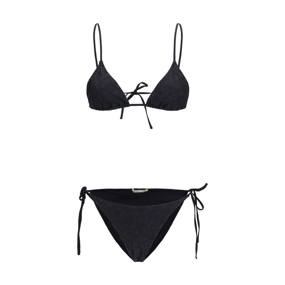 Kristina Ti Black Polyester Women's Bikini