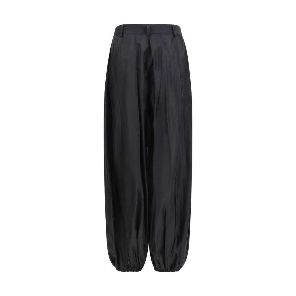 The Latest Black Polyester Casual Women's Pants