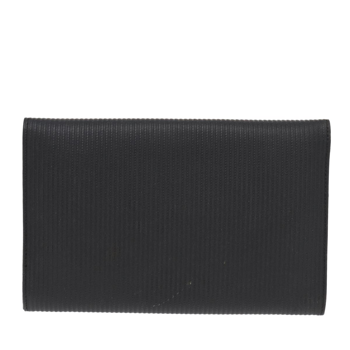 Bvlgari Clutch Pvc Leather Black Pvc Clutche & Pouche Bag (Pre-Owned)