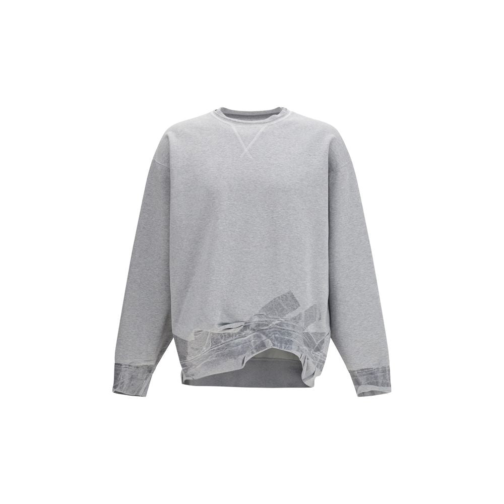 Maison Margiela Gray Cotton Men's Sweatshirt