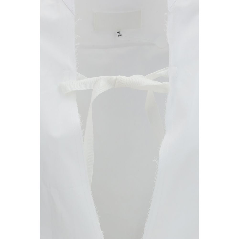 Maison Margiela White Cotton Men's Shirt