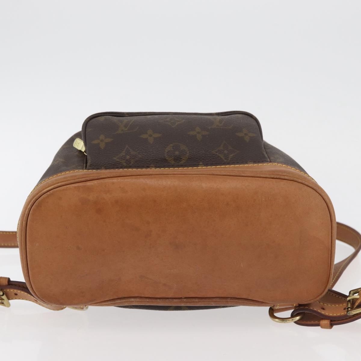 Louis Vuitton Vintage Montsouris Monogram Canvas Brown Canvas Backpack Bag (Pre-Owned)