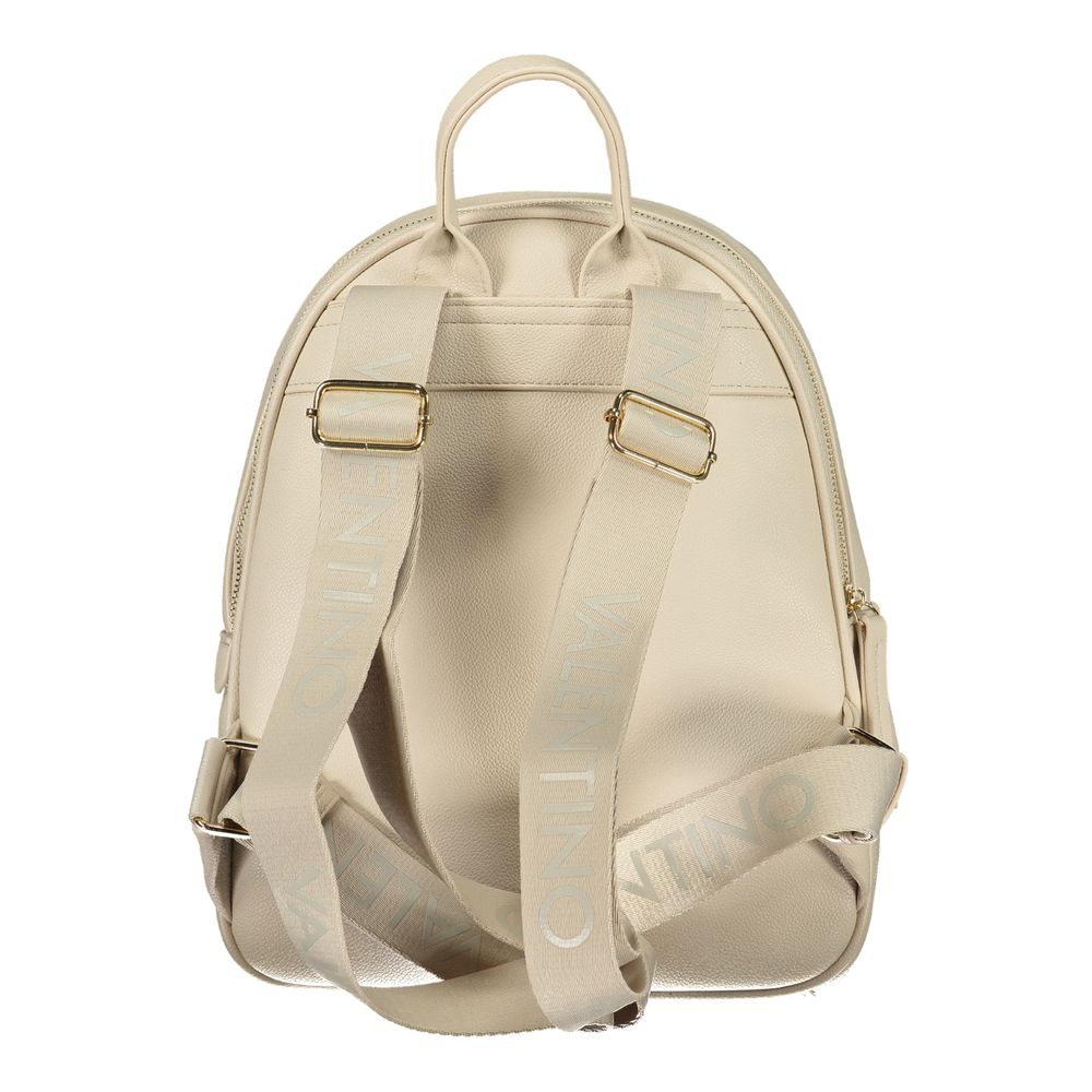 Mario Valentino Beige Polyurethane Women's Women's Backpack