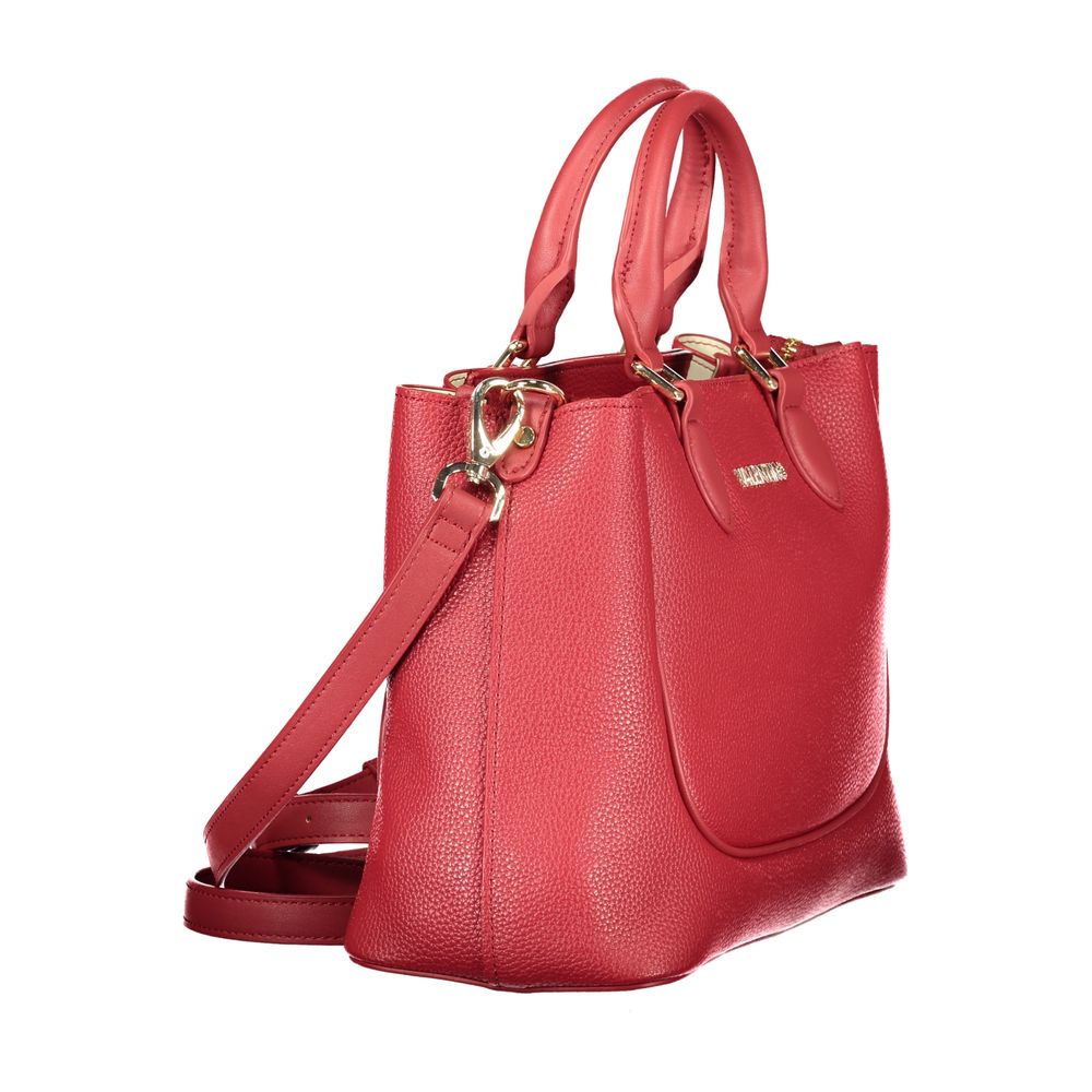Mario Valentino Rosso Poliuretano Donna Bag With Handles and Protective Women's Features