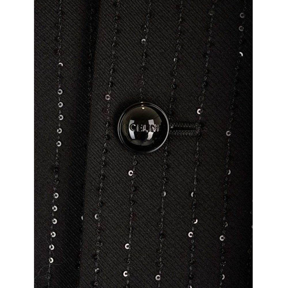Celine Black Polyamide Women's Coat