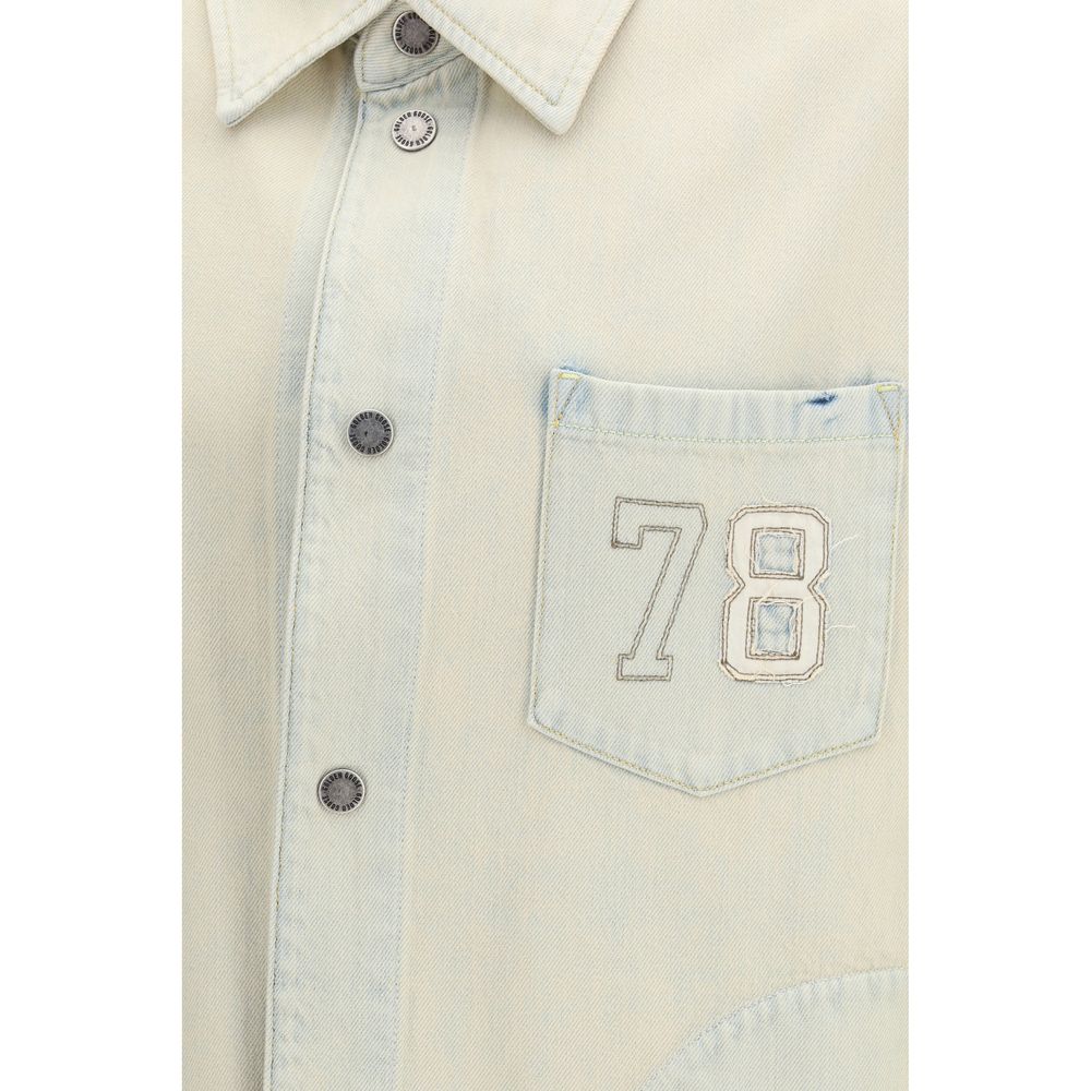Golden Goose Beige Cotton Denim Men's Jacket