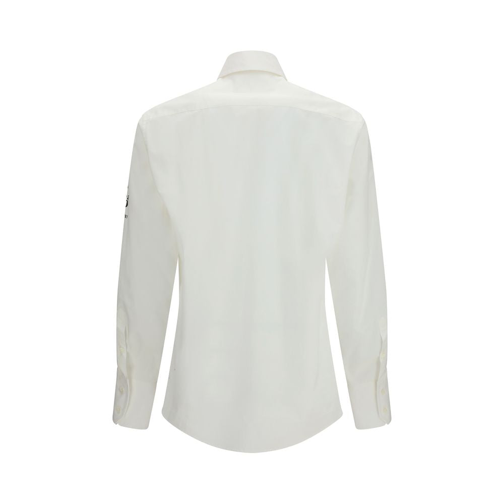 MM6 White Cotton Dress Men's Shirt