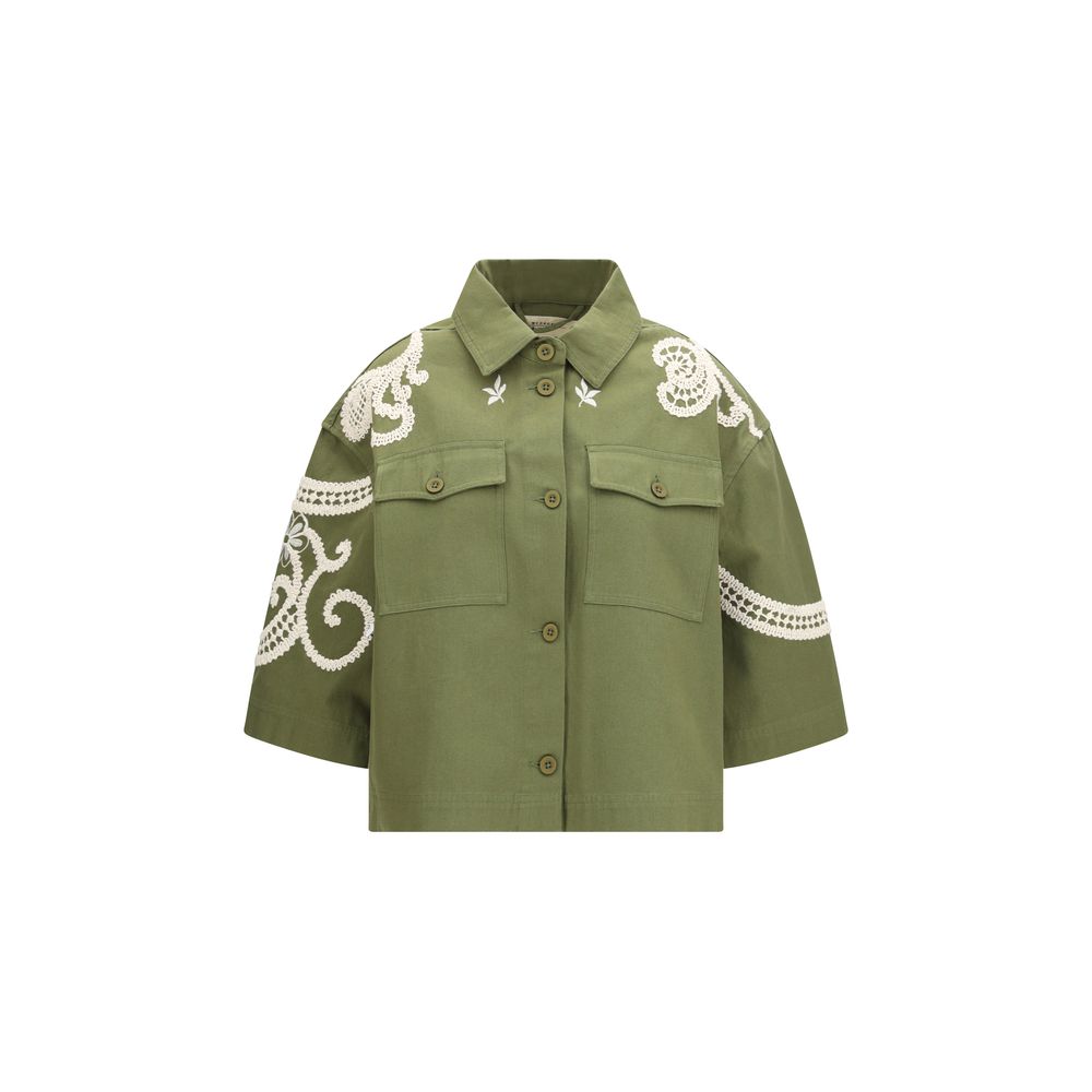 Max Mara Bicolor Cotton Women's Coat