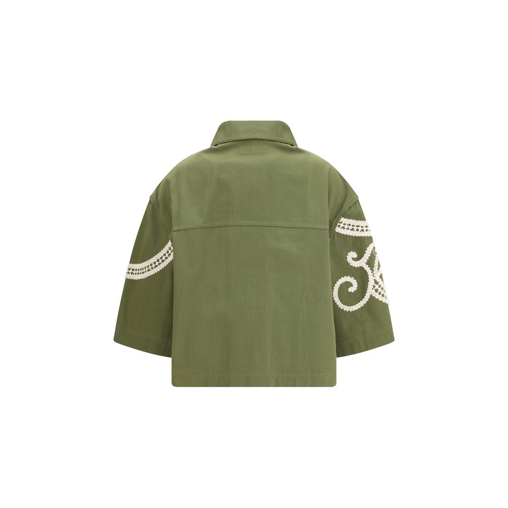 Max Mara Bicolor Cotton Women's Coat
