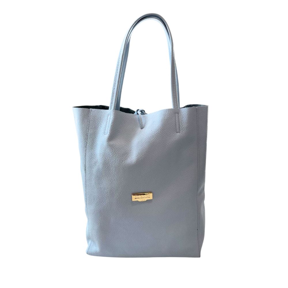 Baldinini Trend Blue Cowhide Clutch Women's Bag