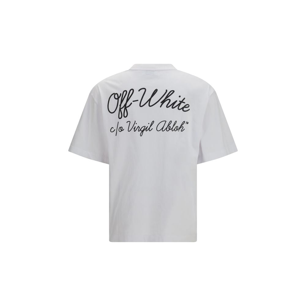 Off-White White Cotton Men's T-Shirt