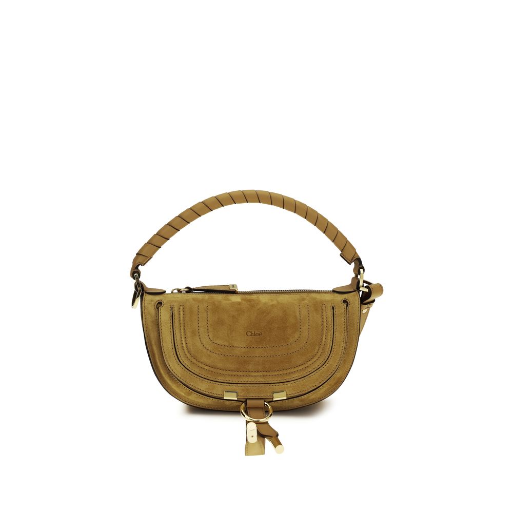 Chloé Brown Calf Leather Bos Taurus Shoulder Women's Bag