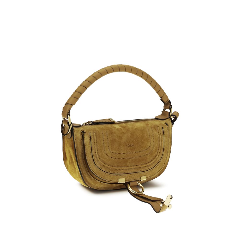 Chloé Brown Calf Leather Bos Taurus Shoulder Women's Bag