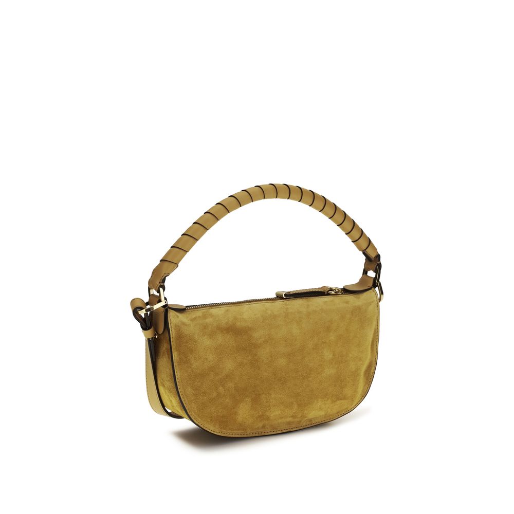 Chloé Brown Calf Leather Bos Taurus Shoulder Women's Bag