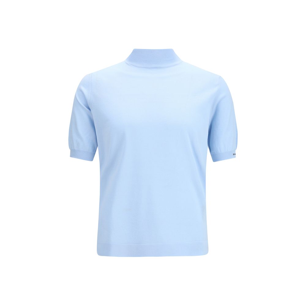 Prada Blue Cotton Men's Sweatshirt