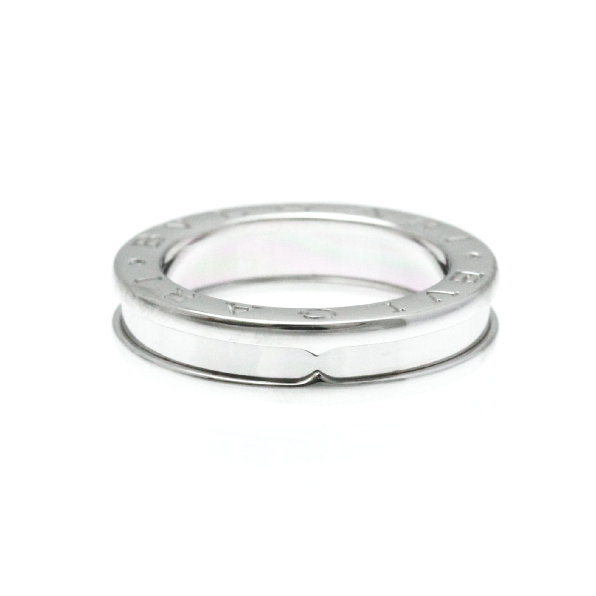 Bulgari B.Zero1 Silver White Gold Ring Jewelry (Pre-Owned)