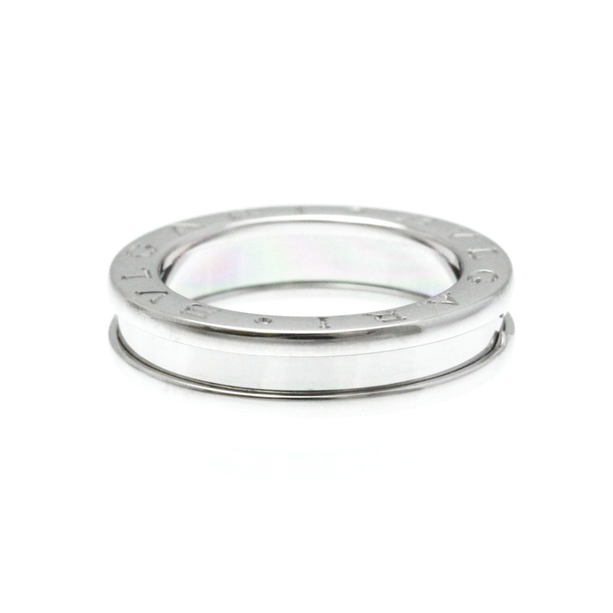 Bulgari B.Zero1 Silver White Gold Ring Jewelry (Pre-Owned)