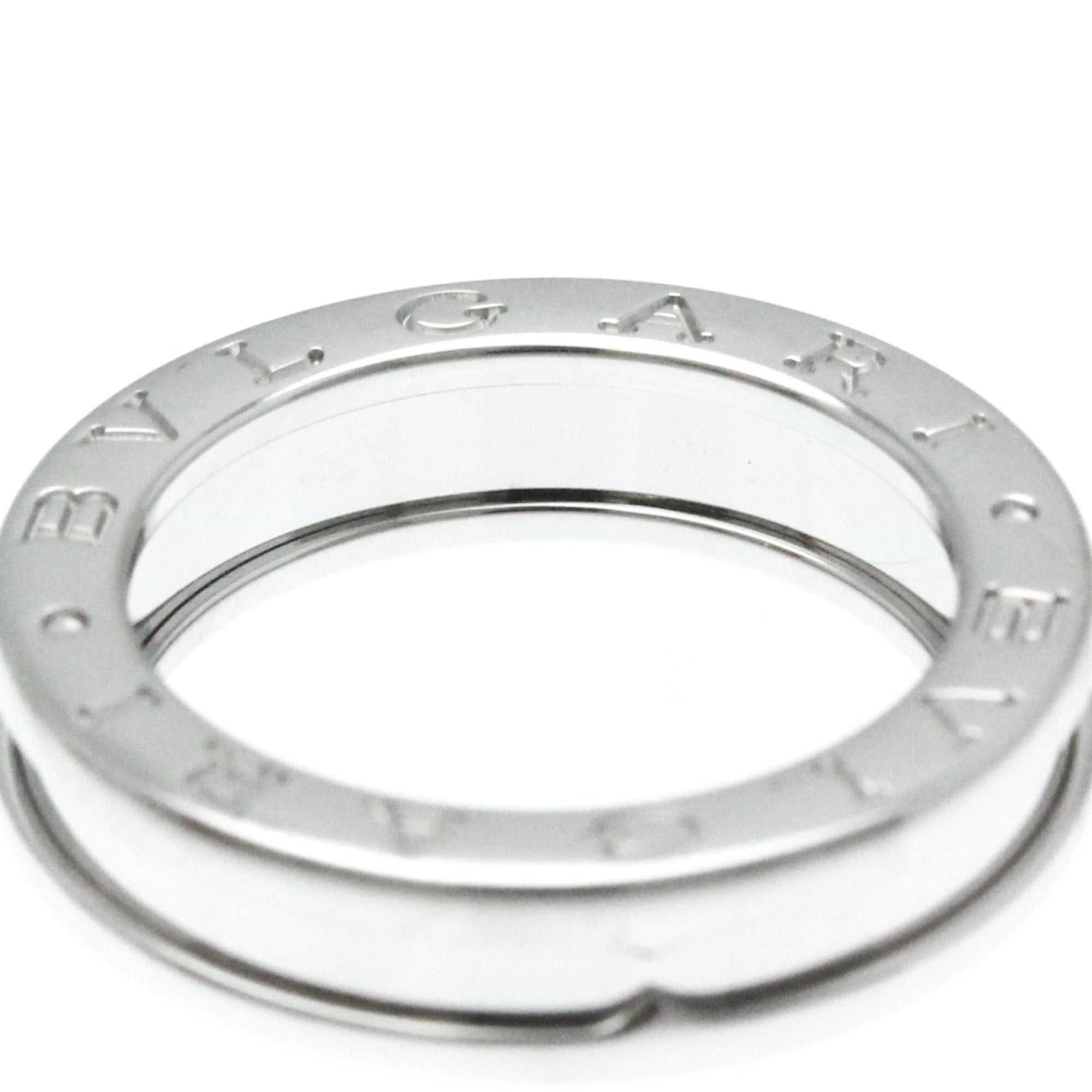 Bulgari B.Zero1 Silver White Gold Ring Jewelry (Pre-Owned)