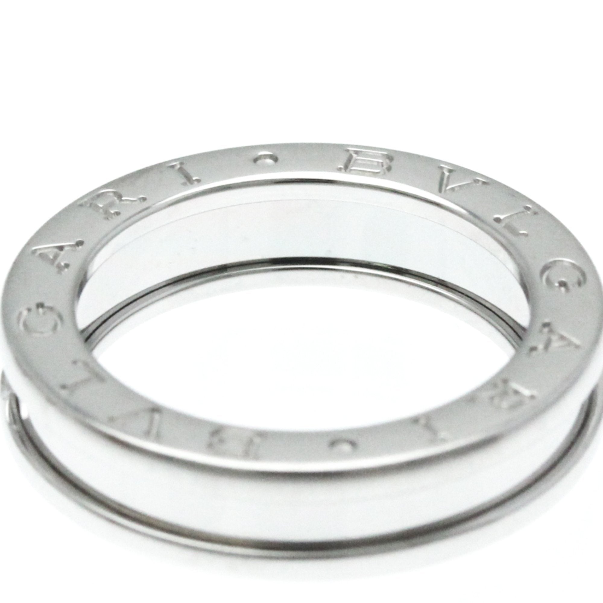 Bulgari B.Zero1 Silver White Gold Ring Jewelry (Pre-Owned)