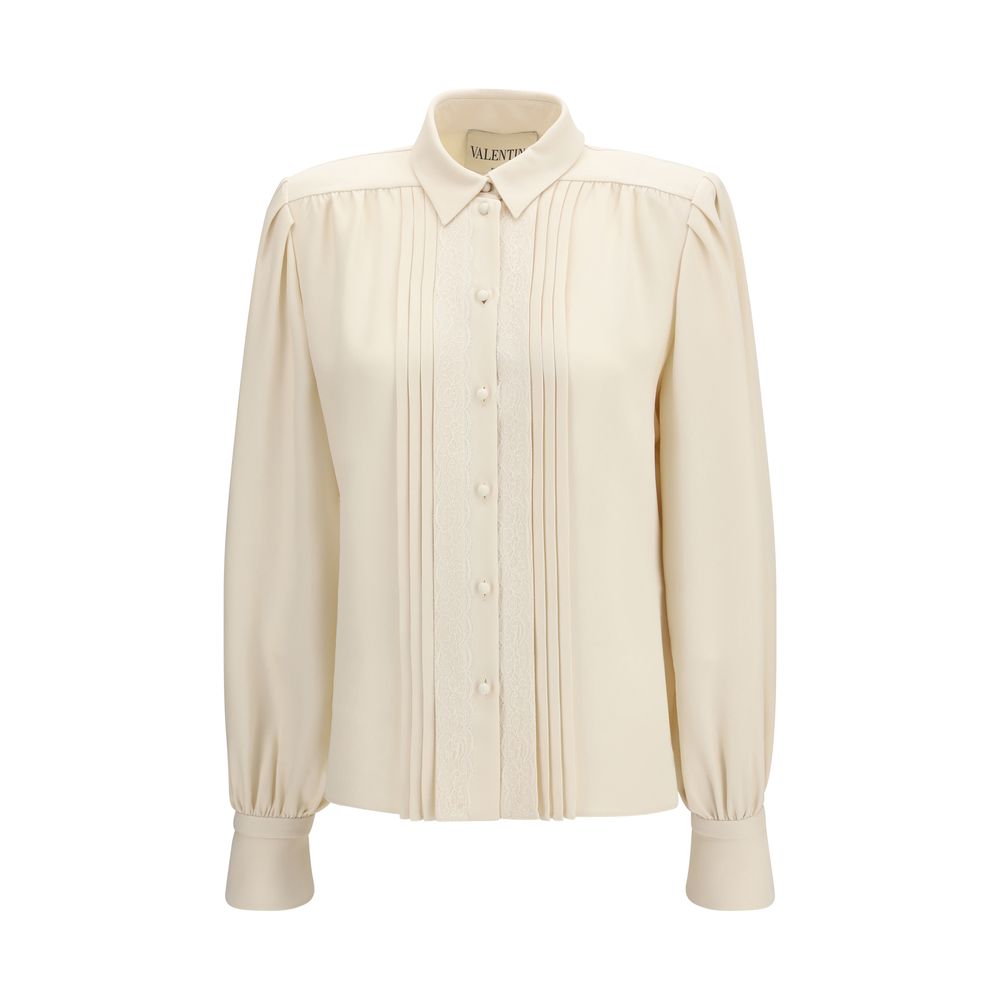 Valentino Garavani Beige Silk Women's Shirt