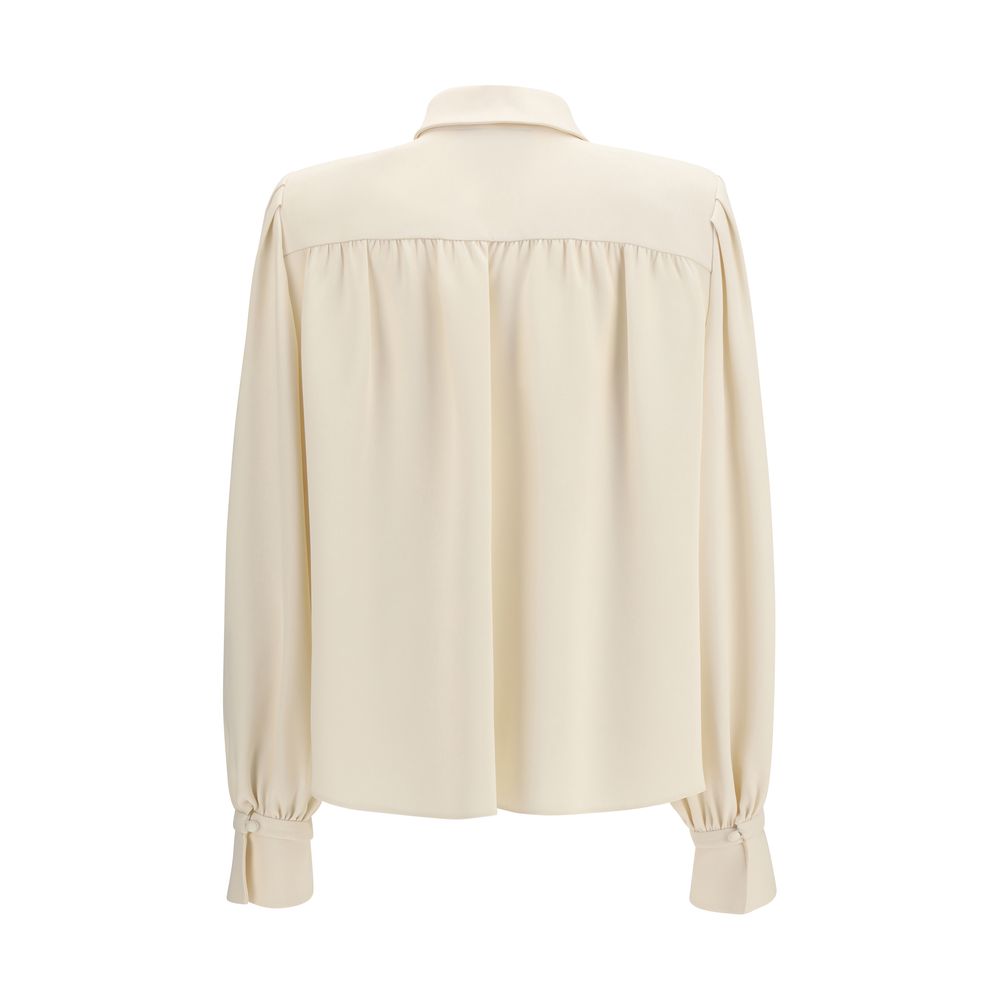 Valentino Garavani Beige Silk Women's Shirt