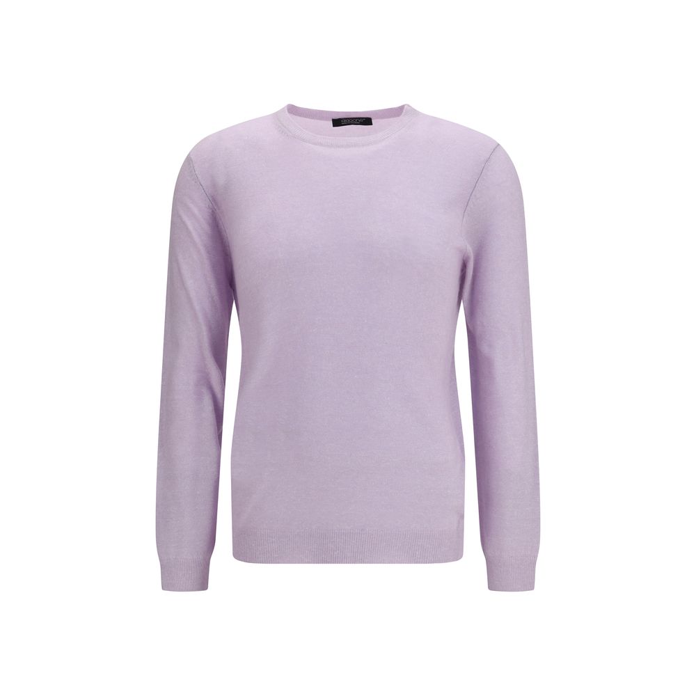 Aragona Cashmere Purple Cashmere Men's Sweater