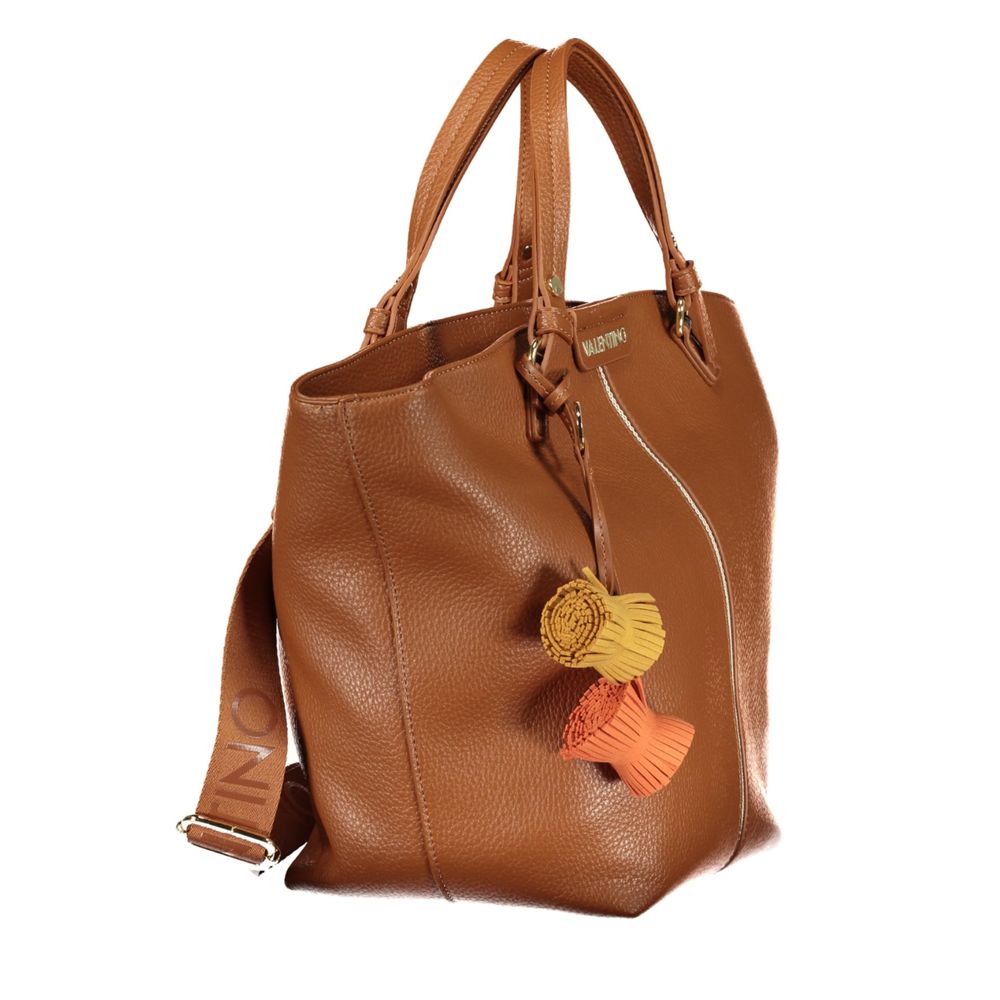 Mario Valentino Brown Polyurethane Women's Women's Bag