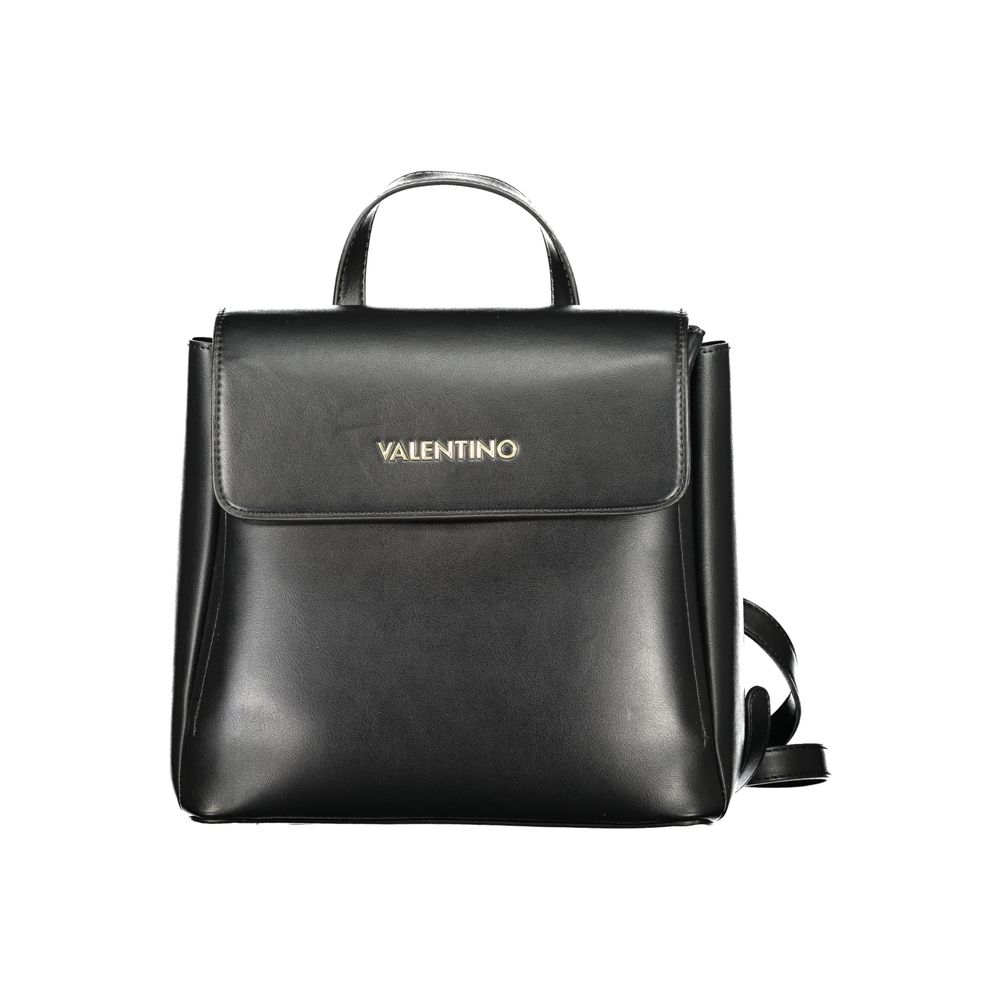 Mario Valentino Black Polyurethane Women's Women's Backpack