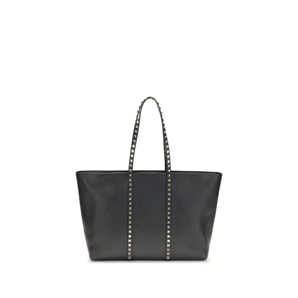 Valentino Garavani Black Calf Leather Bos Taurus Shoulder Women's Bag
