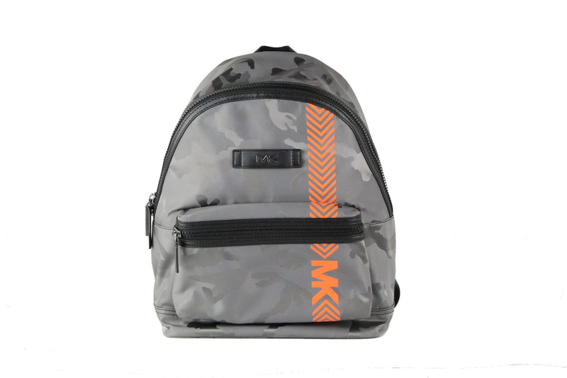 Michael Kors Kent Nylon Camouflage Print Neon Stripe Shoulder Backpack Men's BookBag