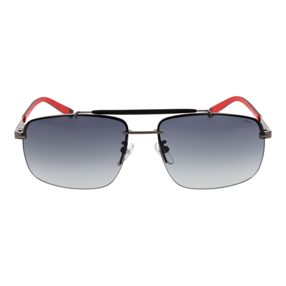 Fila Gray Stainless Steel Men's Sunglasses