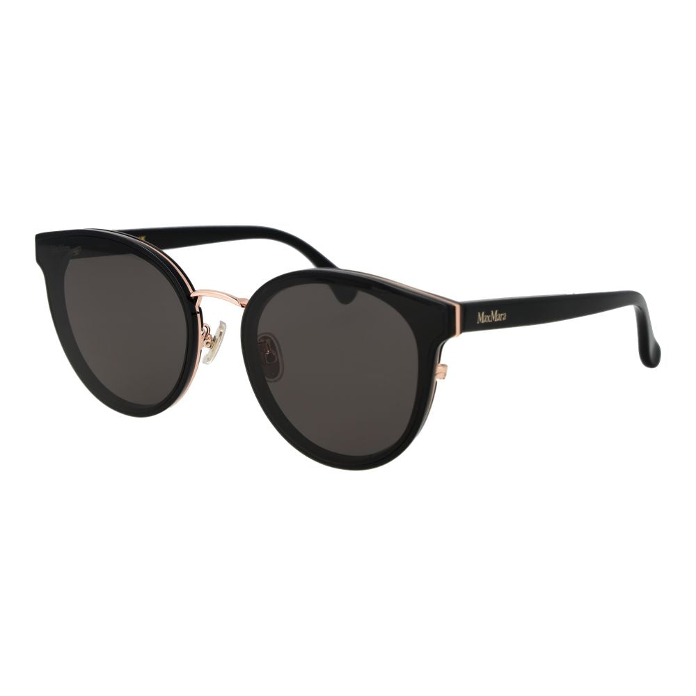 Max Mara Black Acetate Women's Sunglasses
