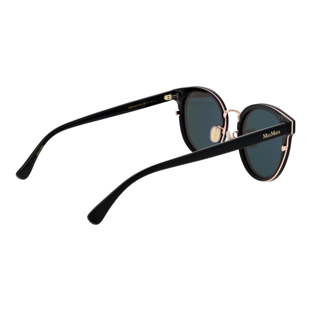 Max Mara Black Acetate Women's Sunglasses